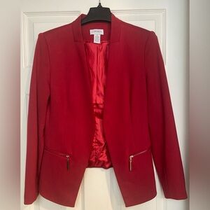 Red Blazer by Carmen Marc Valvo